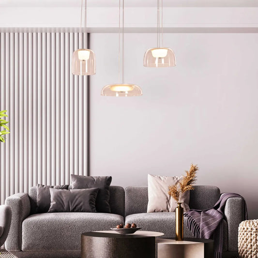 Love Spell Glass Chandelier casting a romantic glow in an elegant dining room.