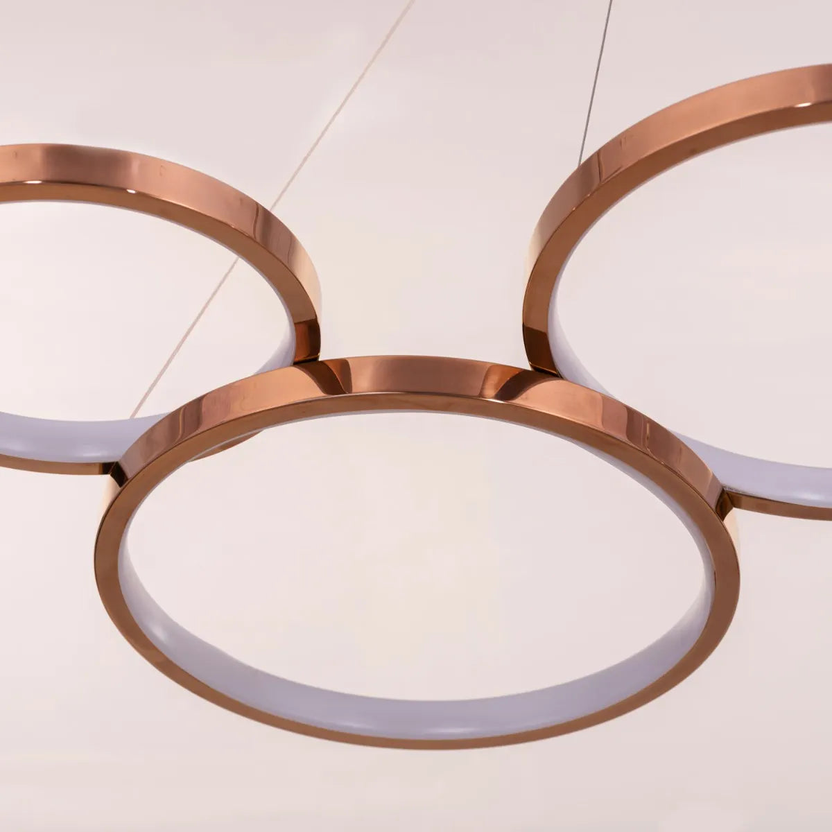 Agency Rose (Large, Rose Gold, Dimmable LED with Remote Control) Chandelier
