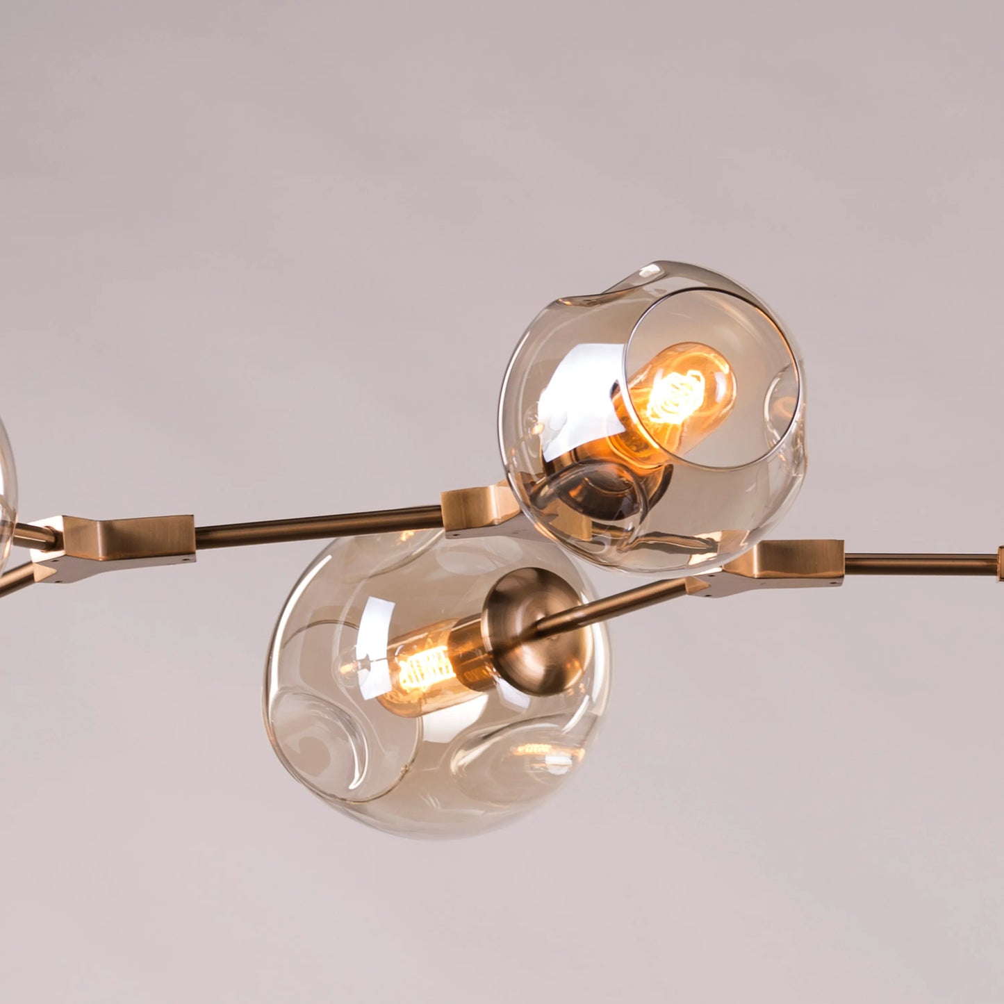 Games People Play Cognac Glass Chandelier