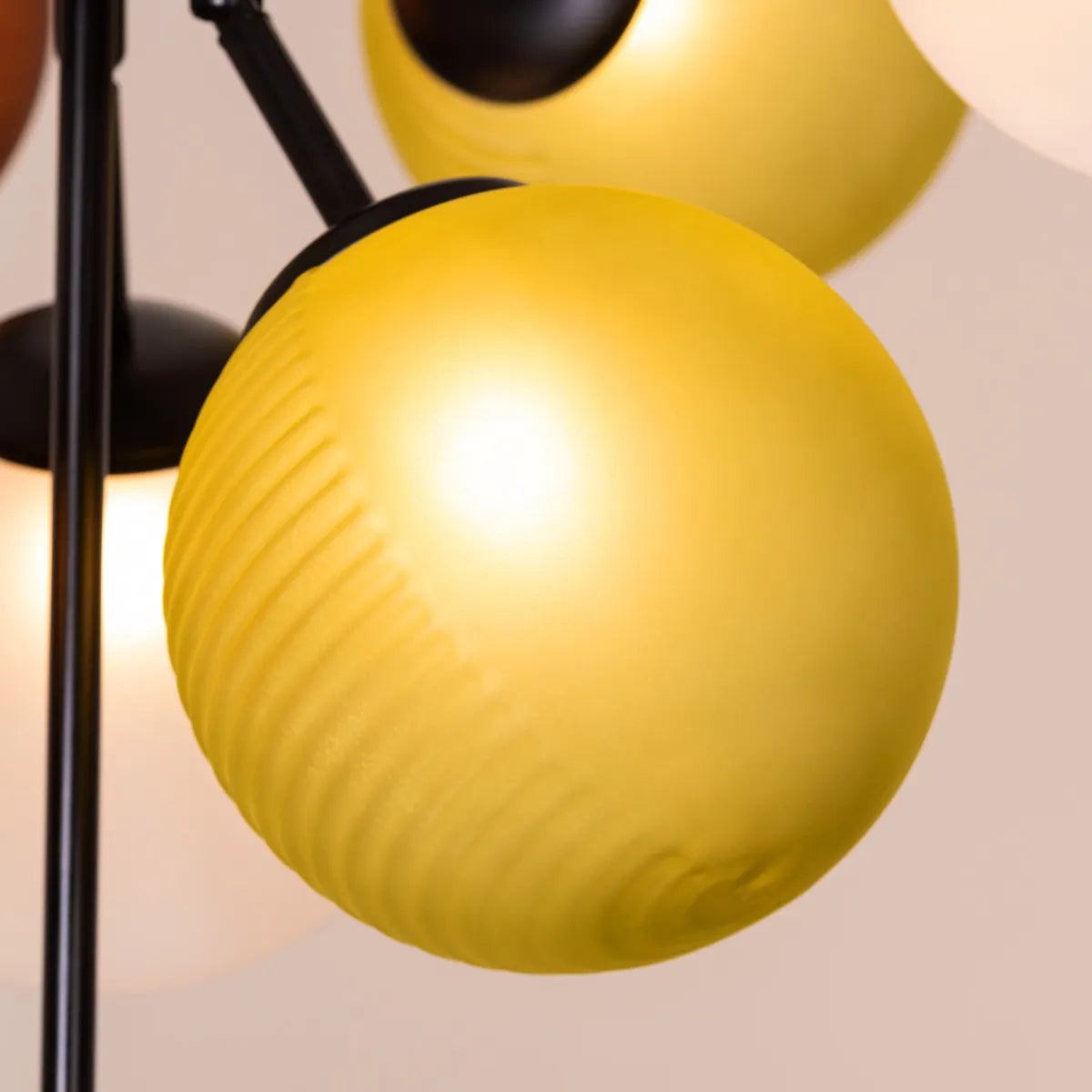 Closer To Love (Black) Glass Chandelier