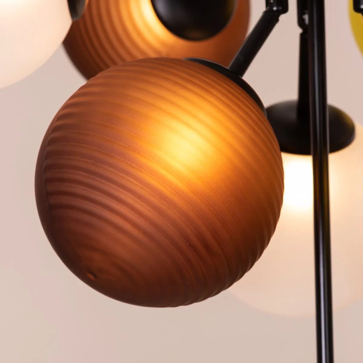 Closer To Love (Black) Glass Chandelier