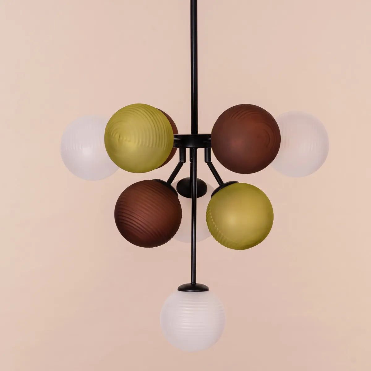 Closer To Love (Black) Glass Chandelier