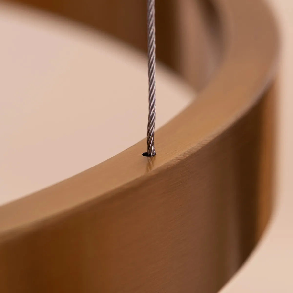 Passing Through (Small, Gold, Dimmable LED with Remote Control) Chandelier