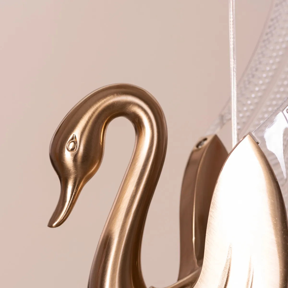 Two Birds One Throne (Small, Gold, Dimmable LED with Remote Control) Chandelier