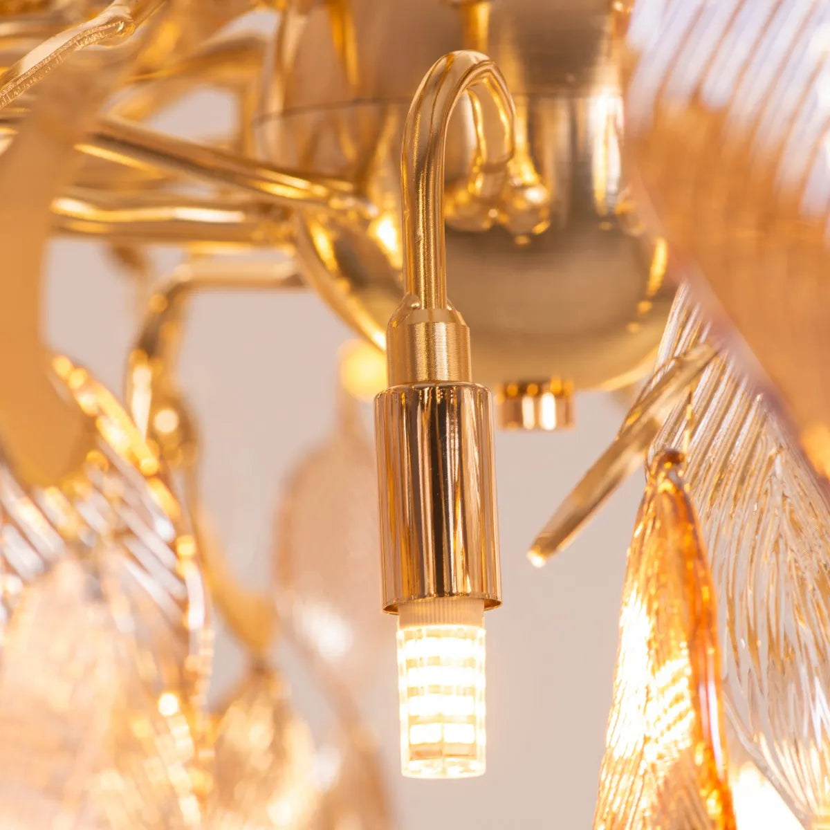Golden Hour (Large, Gold) Crystal Chandelier