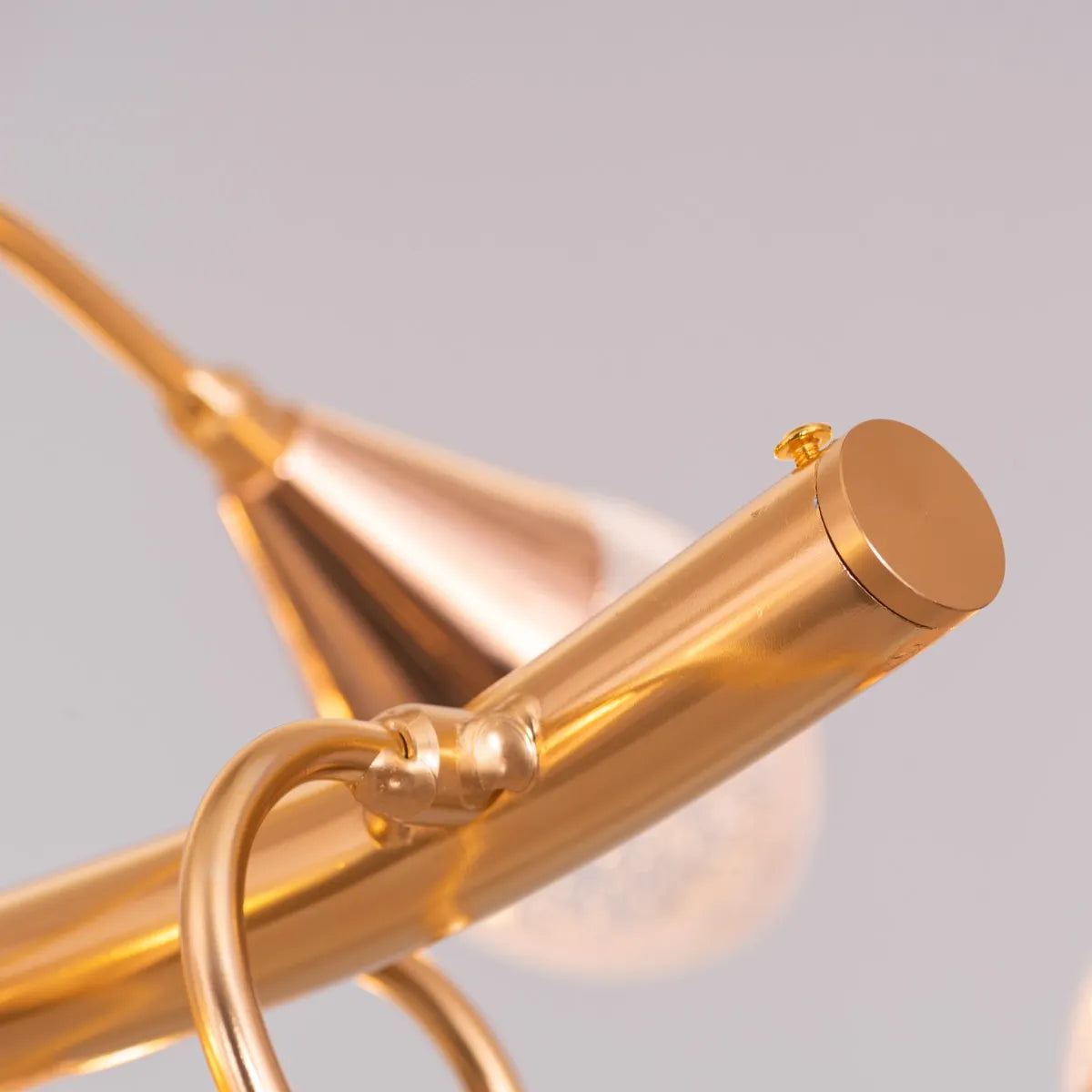 Fields Forever (Large, Gold) Tree Branch Bubble Glass Chandelier