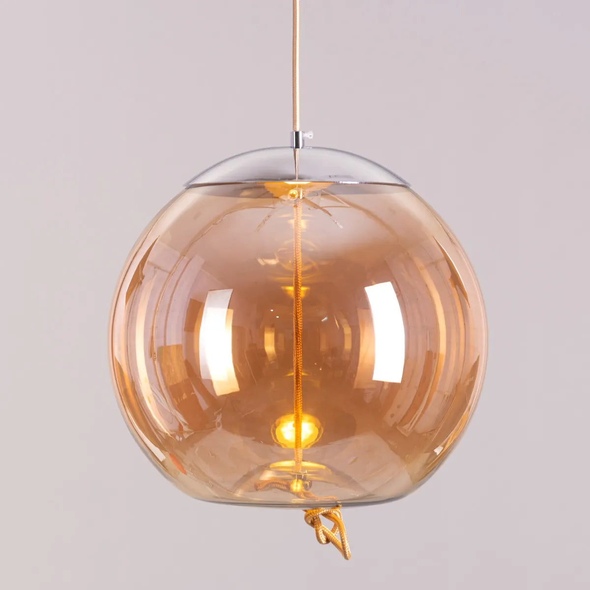 Motivation (Amber, Built-In LED) Glass Pendant Light
