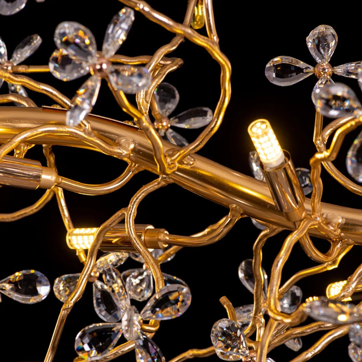 Daylight Fades Tree Branch Crystal Chandelier