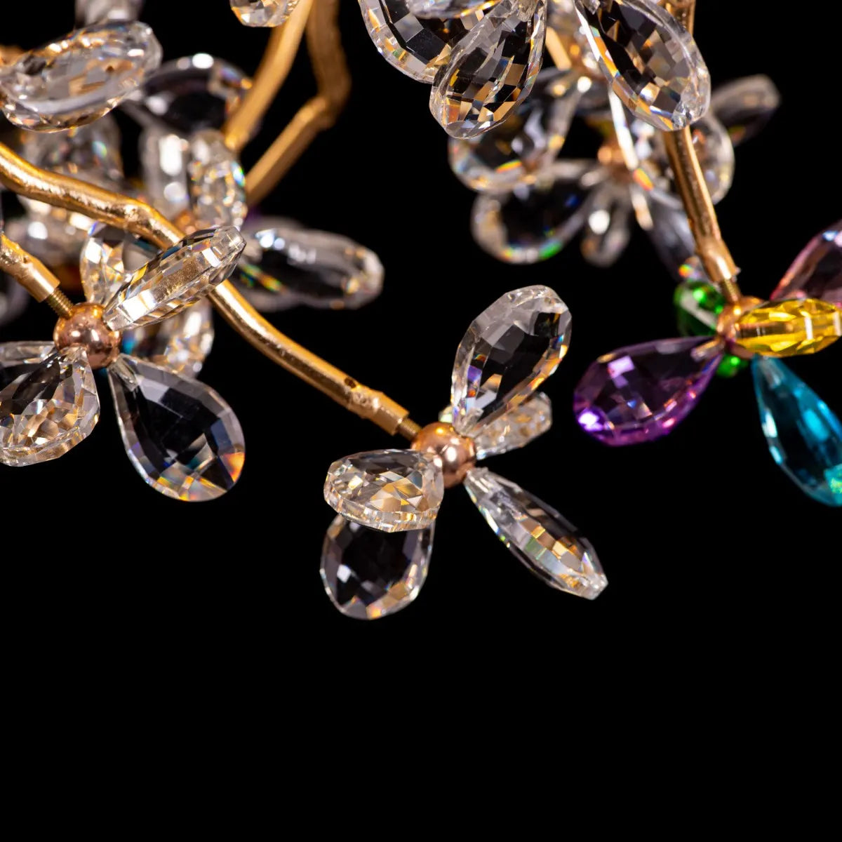 Daylight Fades Tree Branch Crystal Chandelier