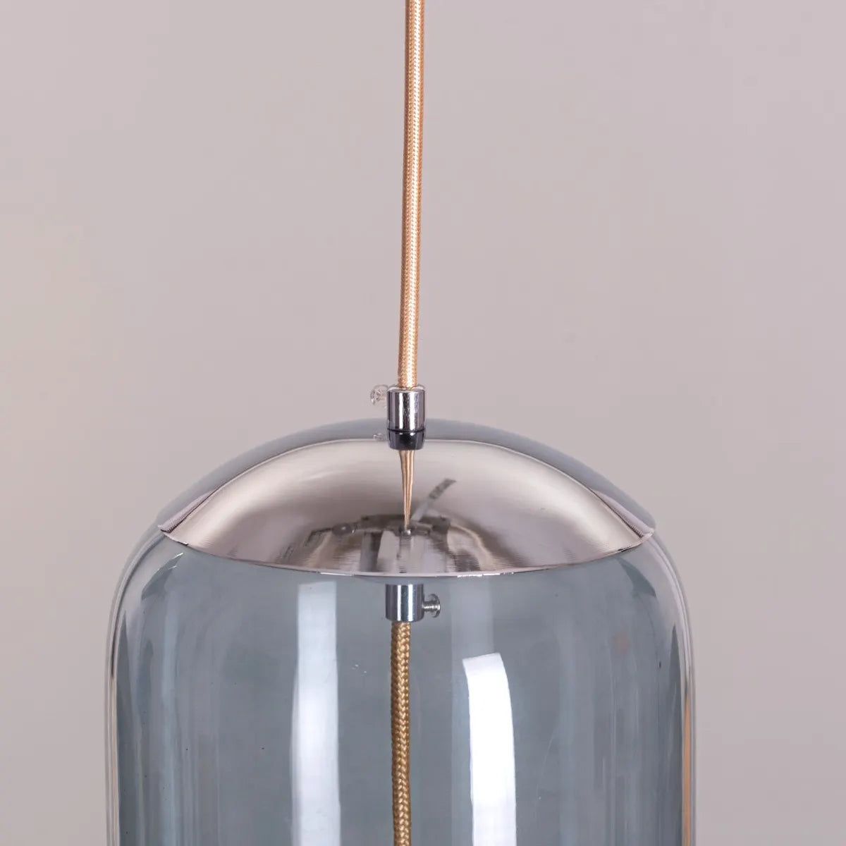 Trust Yourself (Blue, Built-In LED) Glass Pendant Light