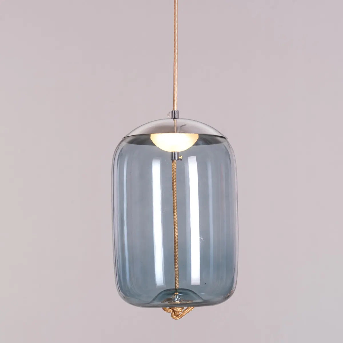Trust Yourself (Blue, Built-In LED) Glass Pendant Light