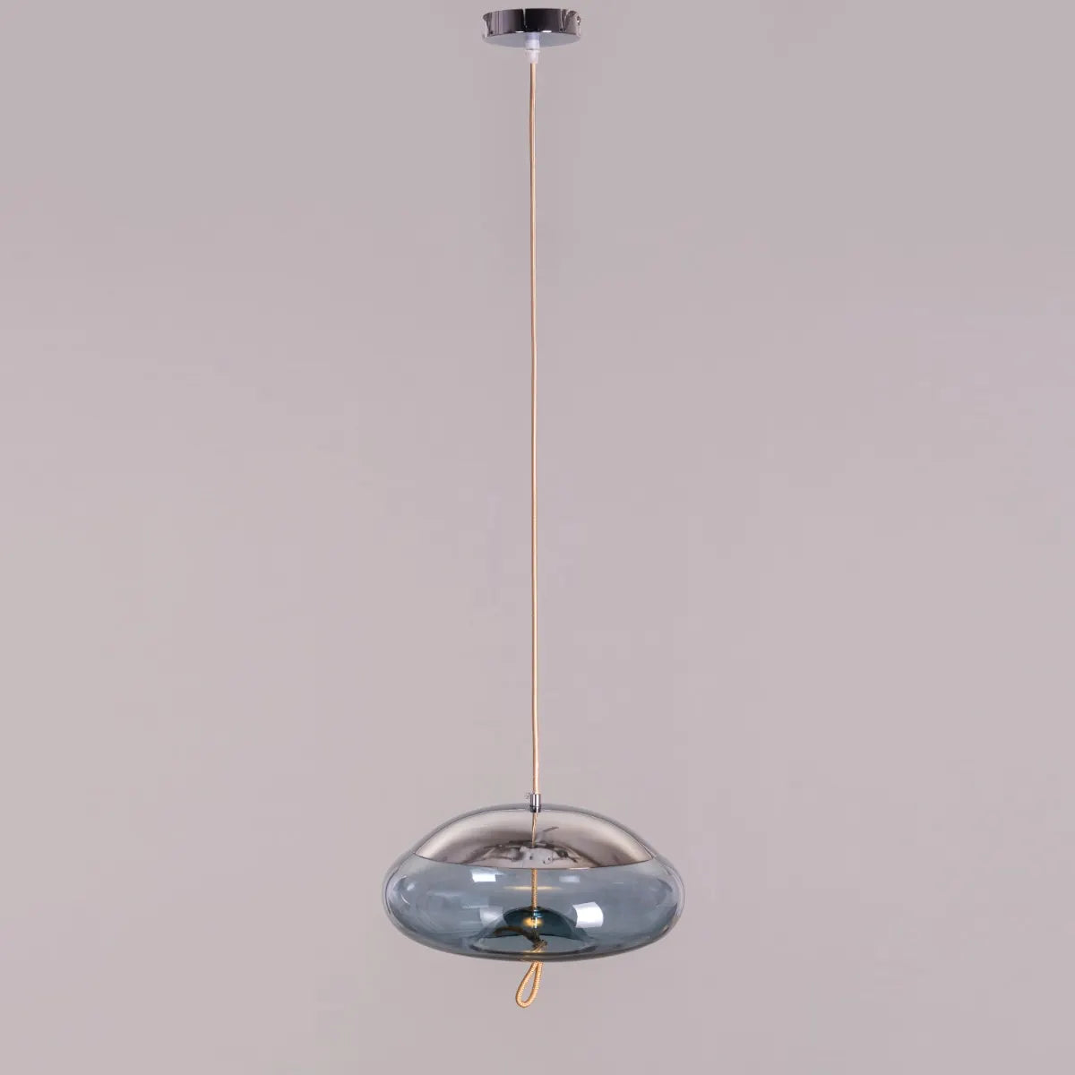 Change To Grow (Blue, Amber, Built-In LED) Glass Pendant Light