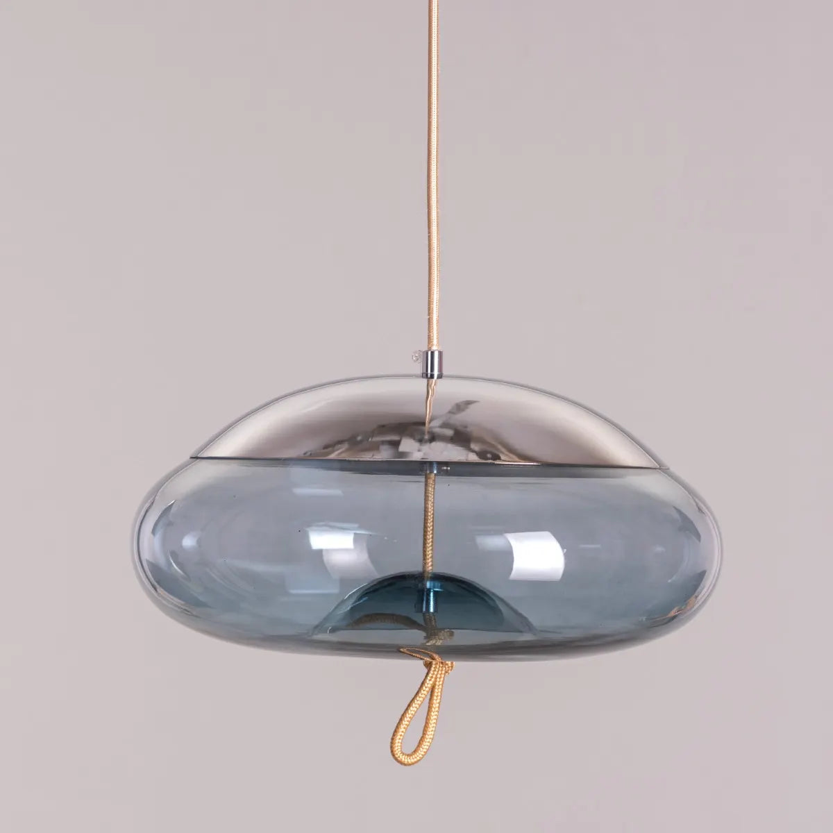 Change To Grow (Blue, Amber, Built-In LED) Glass Pendant Light