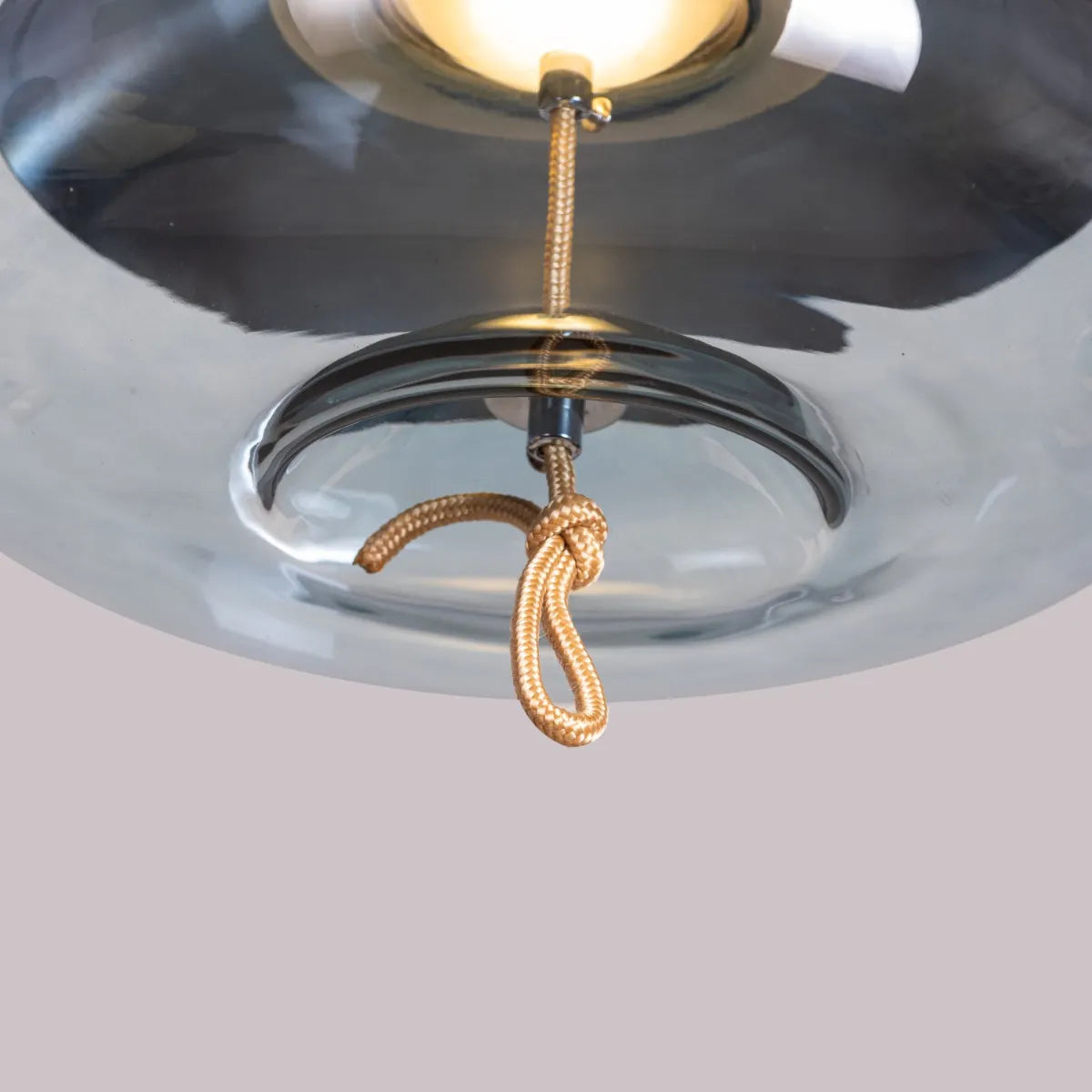 Change To Grow (Blue, Amber, Built-In LED) Glass Pendant Light