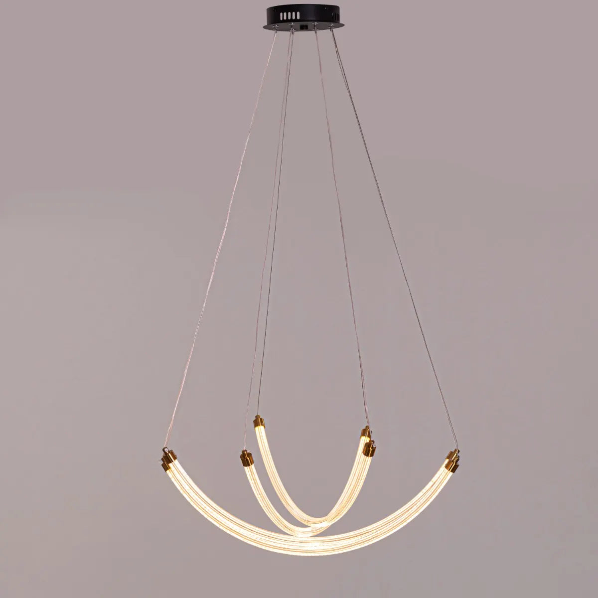 Quick Fix Chandelier: A dimmable LED chandelier with a remote control for customizable illumination.