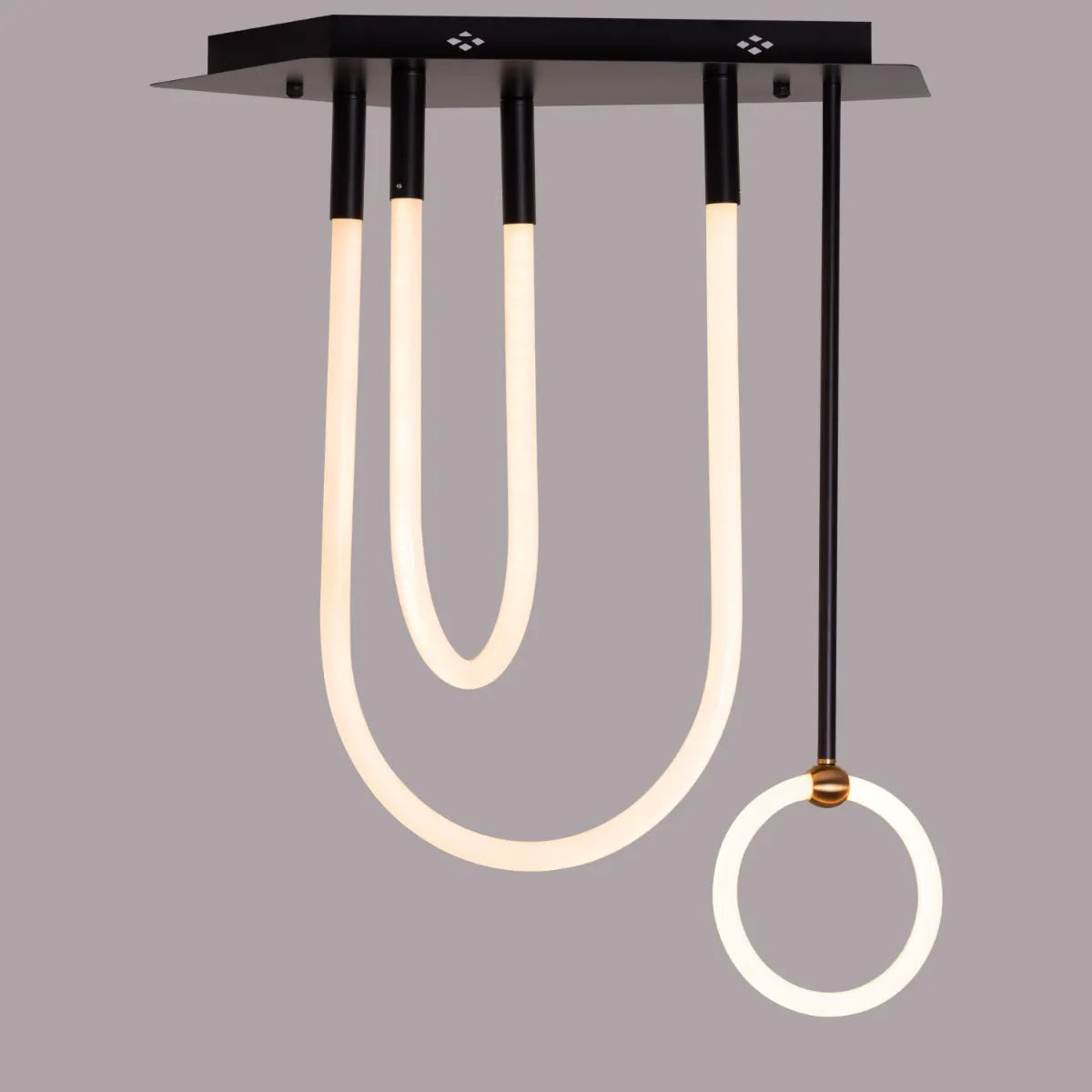 Saviour (Black, White, Dimmable LED with Remote Control) Chandelier