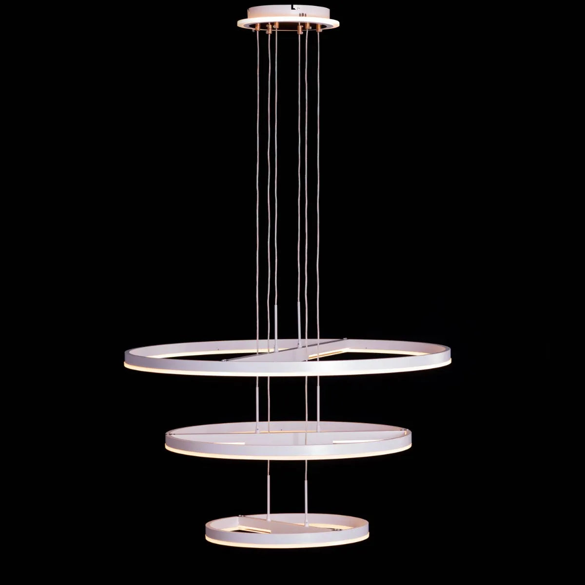 Rein In (White, Dimmable LED with Remote Control) Chandelier