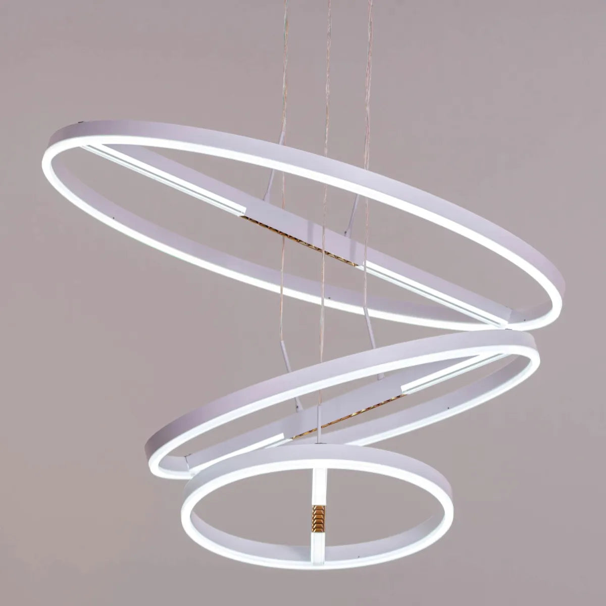Rein In (White, Dimmable LED with Remote Control) Chandelier