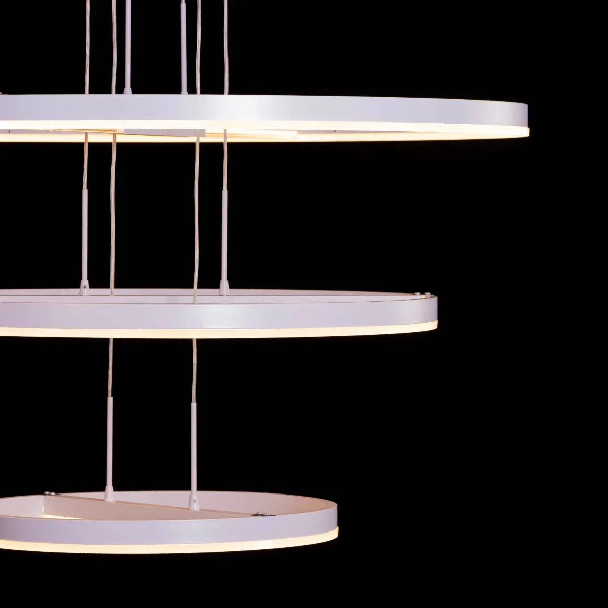 Rein In (White, Dimmable LED with Remote Control) Chandelier