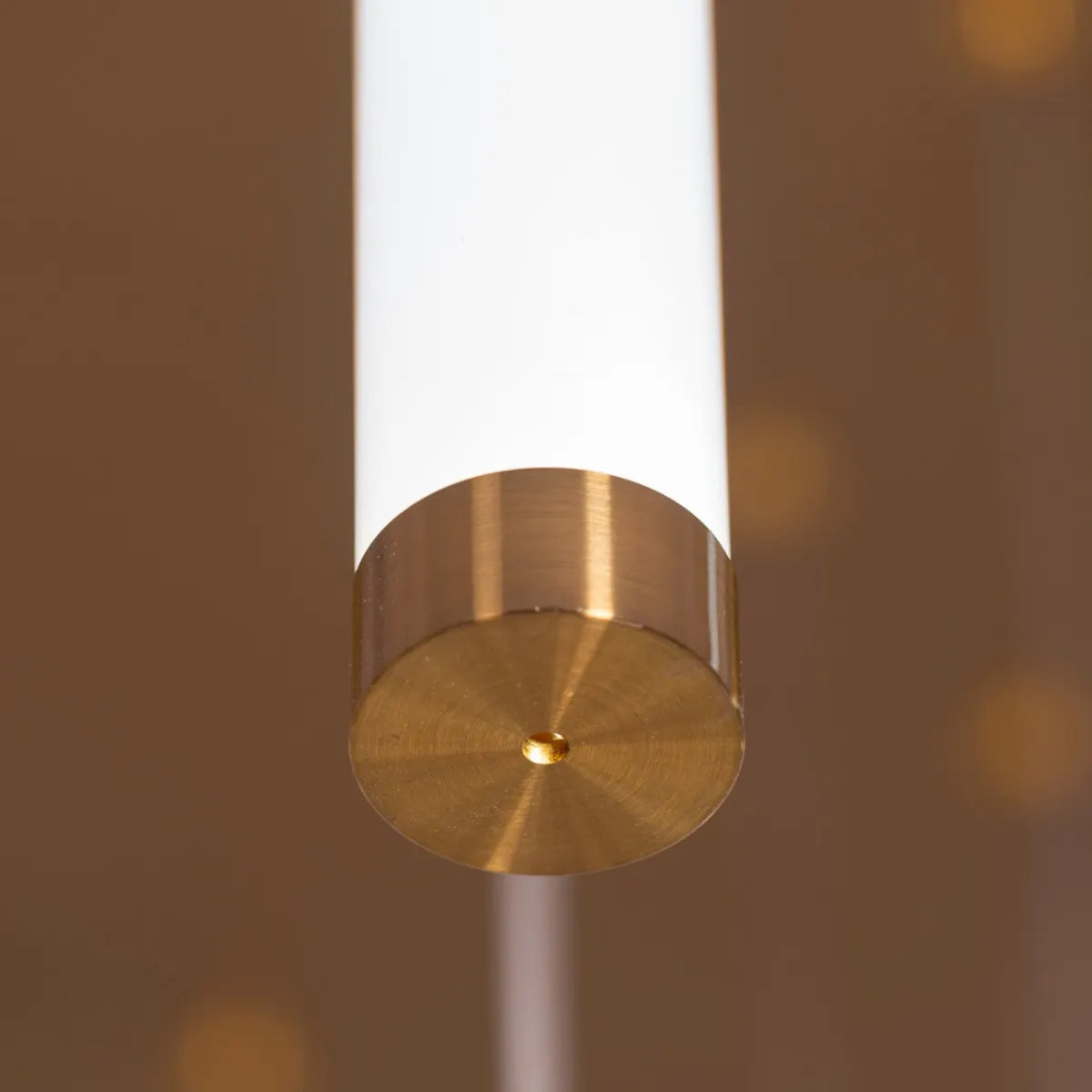 Left On Read (Large, White, Dimmable LED with Remote Control) Double Height Glass Chandelier