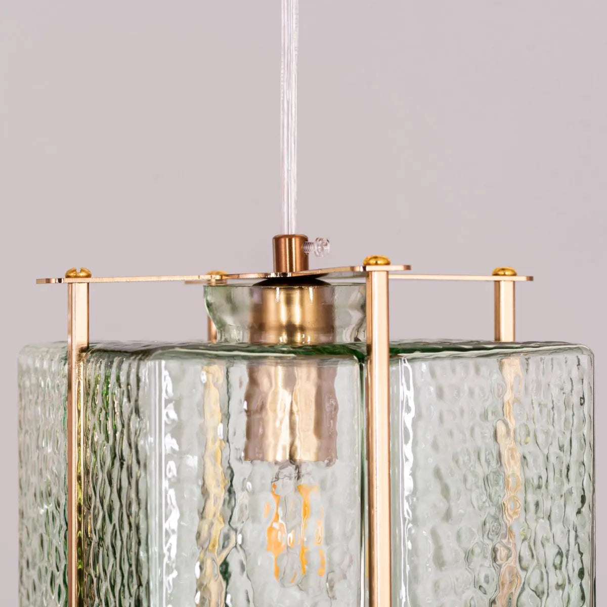 Take The Leap Textured Glass Chandelier