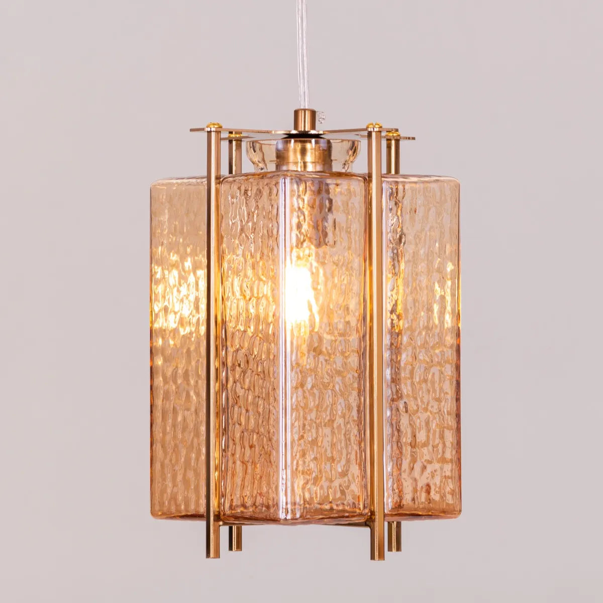 Take The Leap Textured Glass Chandelier