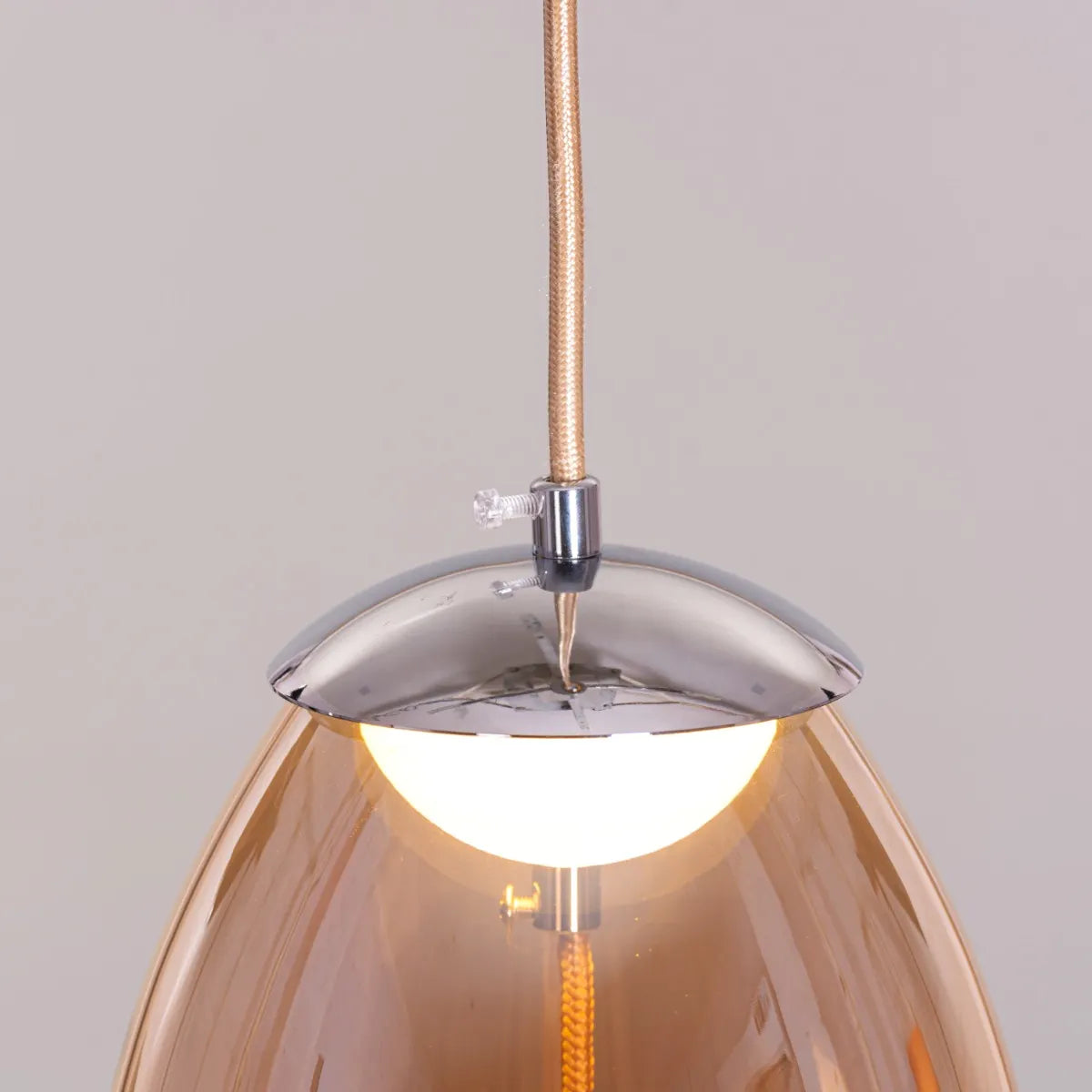 Feel The Feels (Amber, Built-In LED) Glass Pendant Light