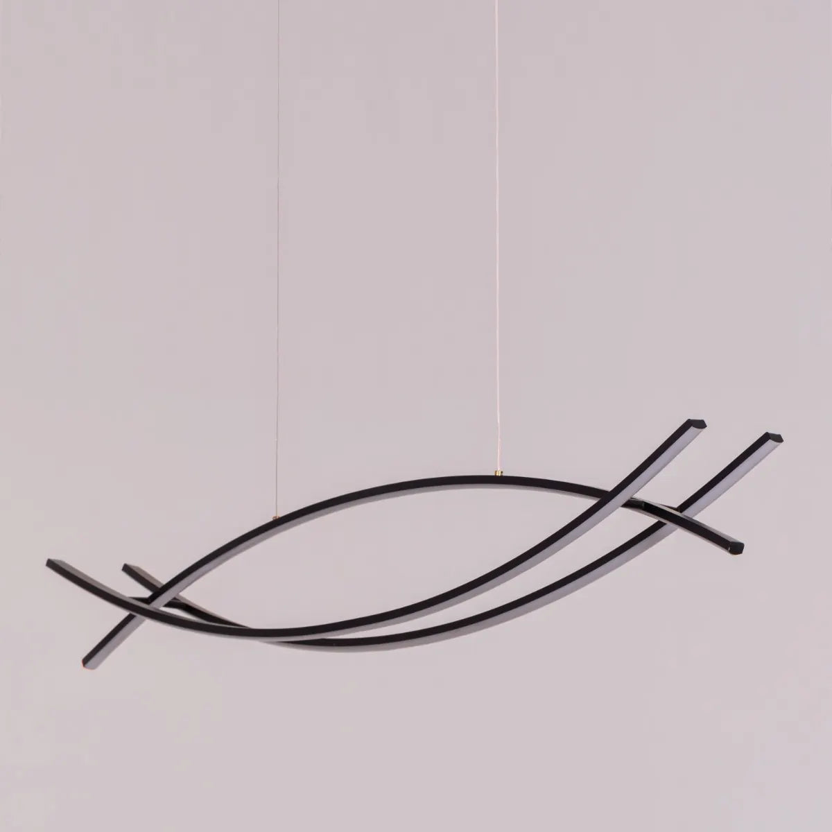 Believe In Me (Large, Black, 3 Color Dimmable LED with Remote Control) Chandelier