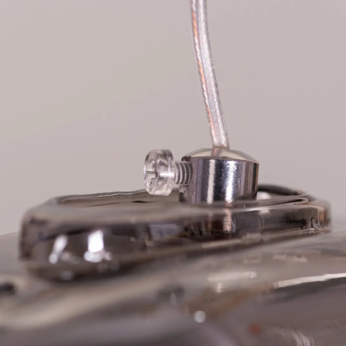 Raise Your Glass Double Height Glass Chandelier illuminating a grand foyer.