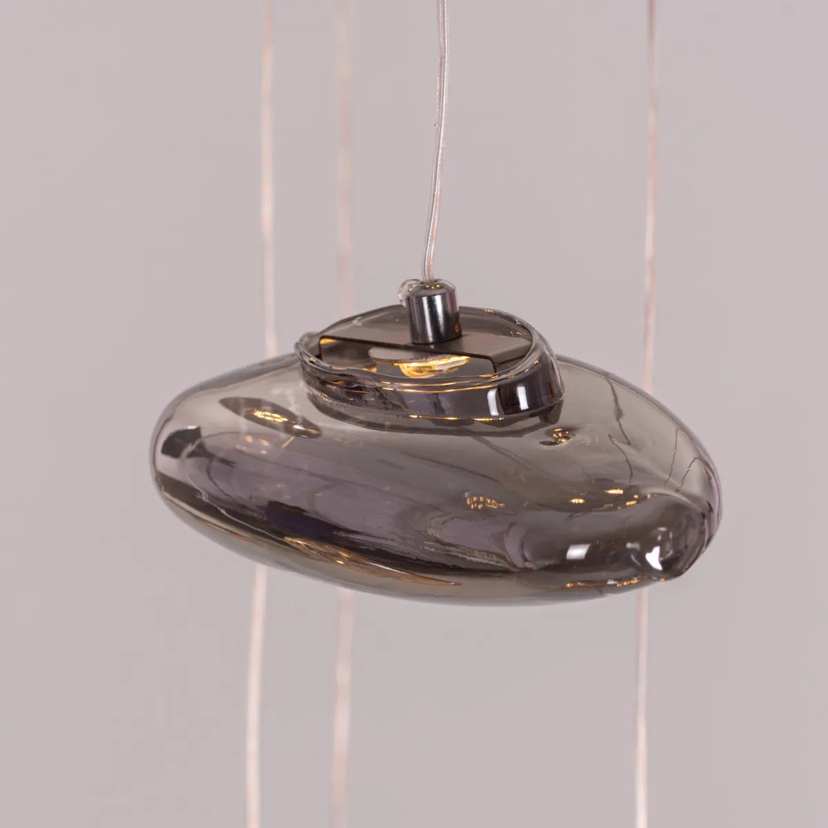 Raise Your Glass Double Height Glass Chandelier