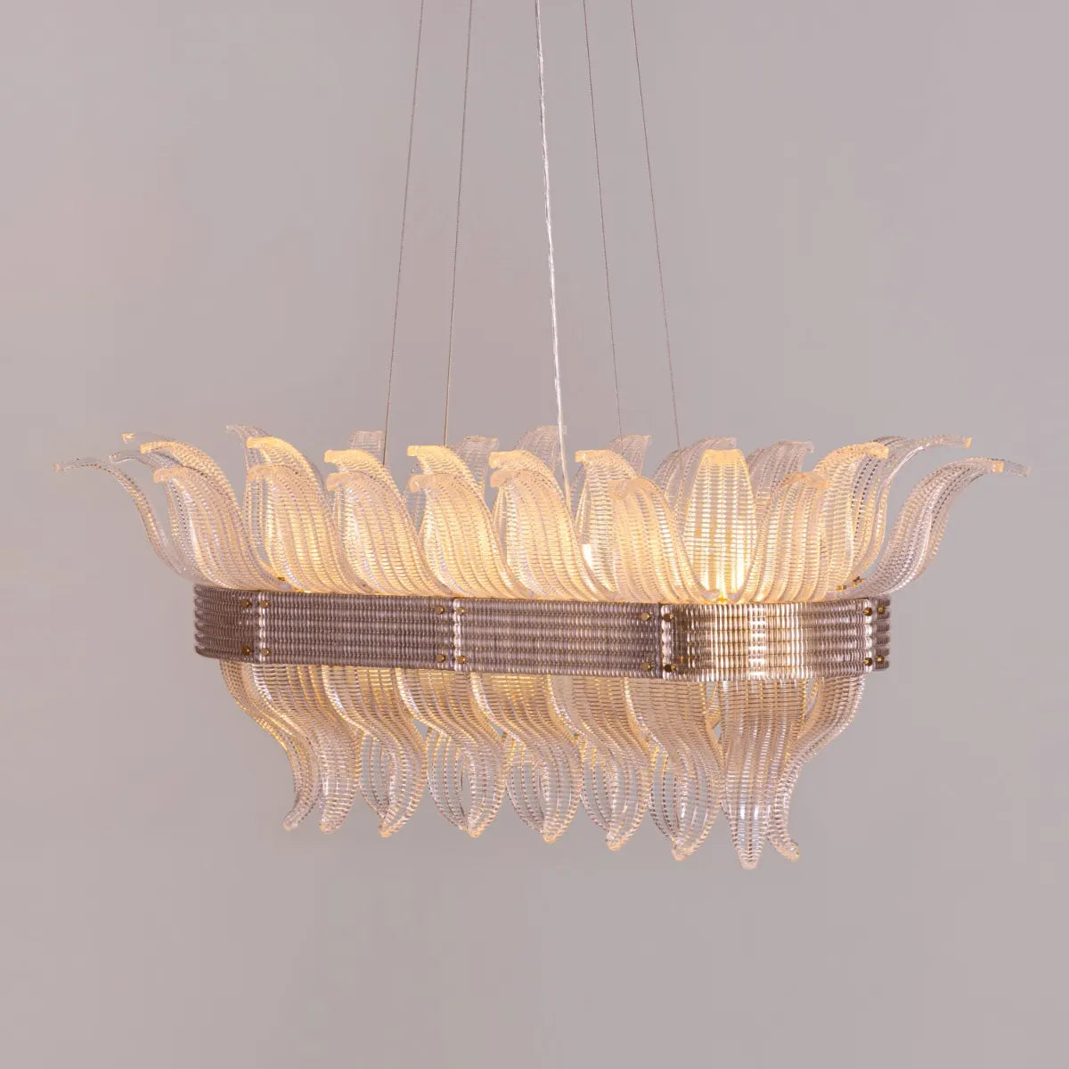 Seat At The Table (Large, Gold) Crystal Chandelier