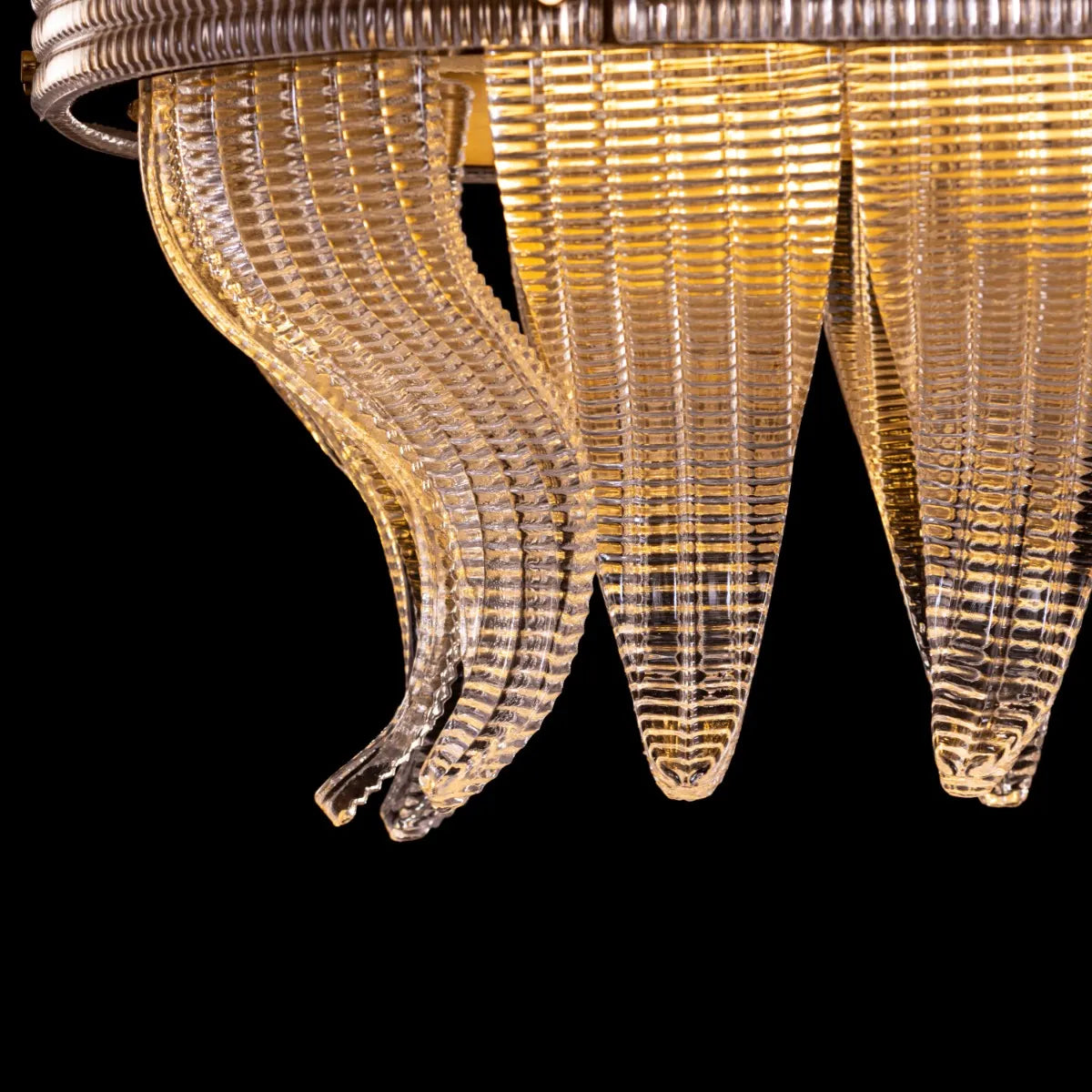 Seat At The Table (Large, Gold) Crystal Chandelier