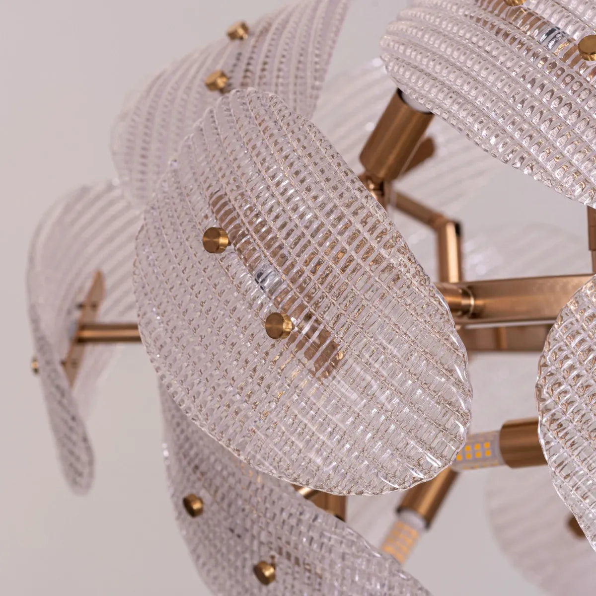 Do The Right Thing (Oval, Gold) Crystal Chandelier