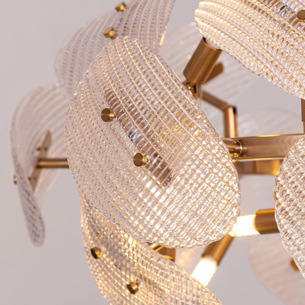 Do The Right Thing (Oval, Gold) Crystal Chandelier