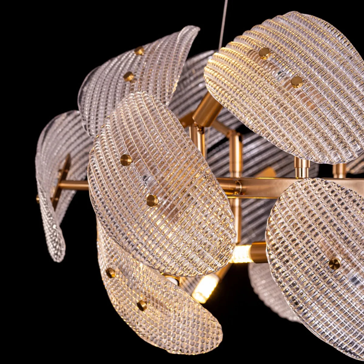 Do The Right Thing (Oval, Gold) Crystal Chandelier