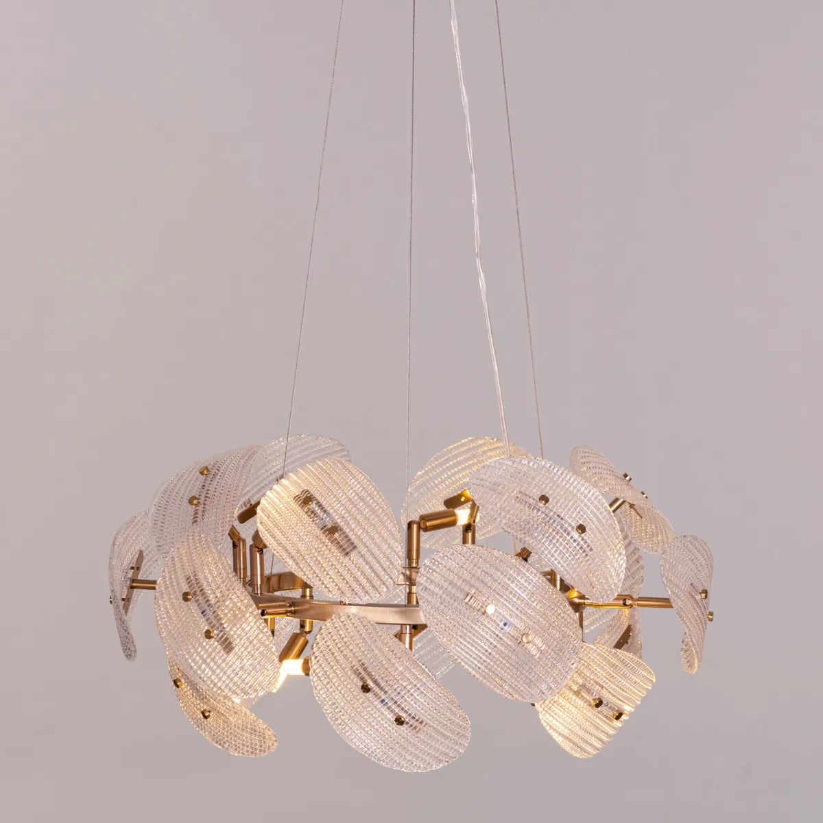 Do The Right Thing (Oval, Gold) Crystal Chandelier