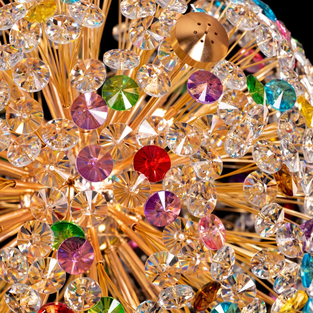 Soaring Crystal Chandeliers