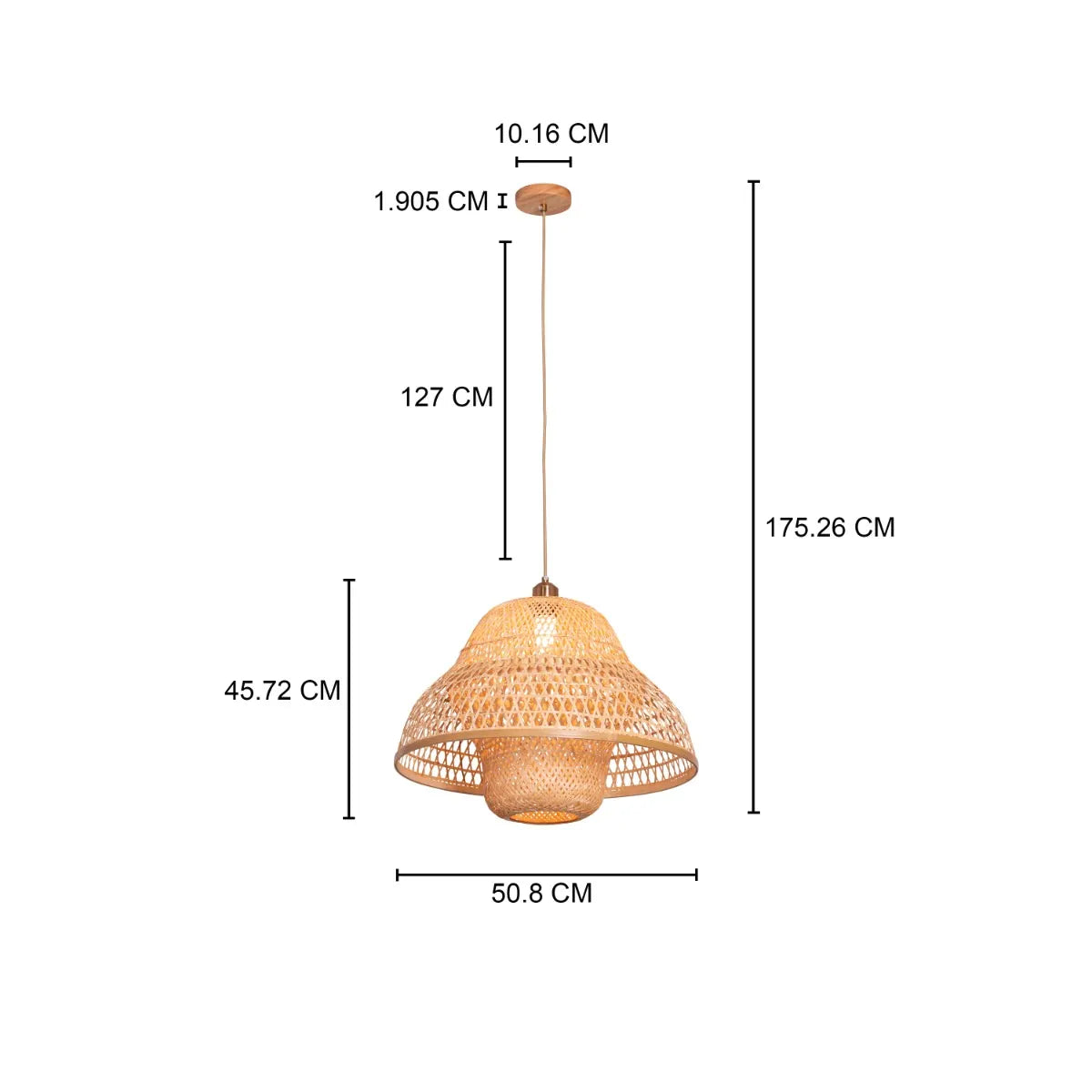 Paid The Bill Rattan Pendant Light
