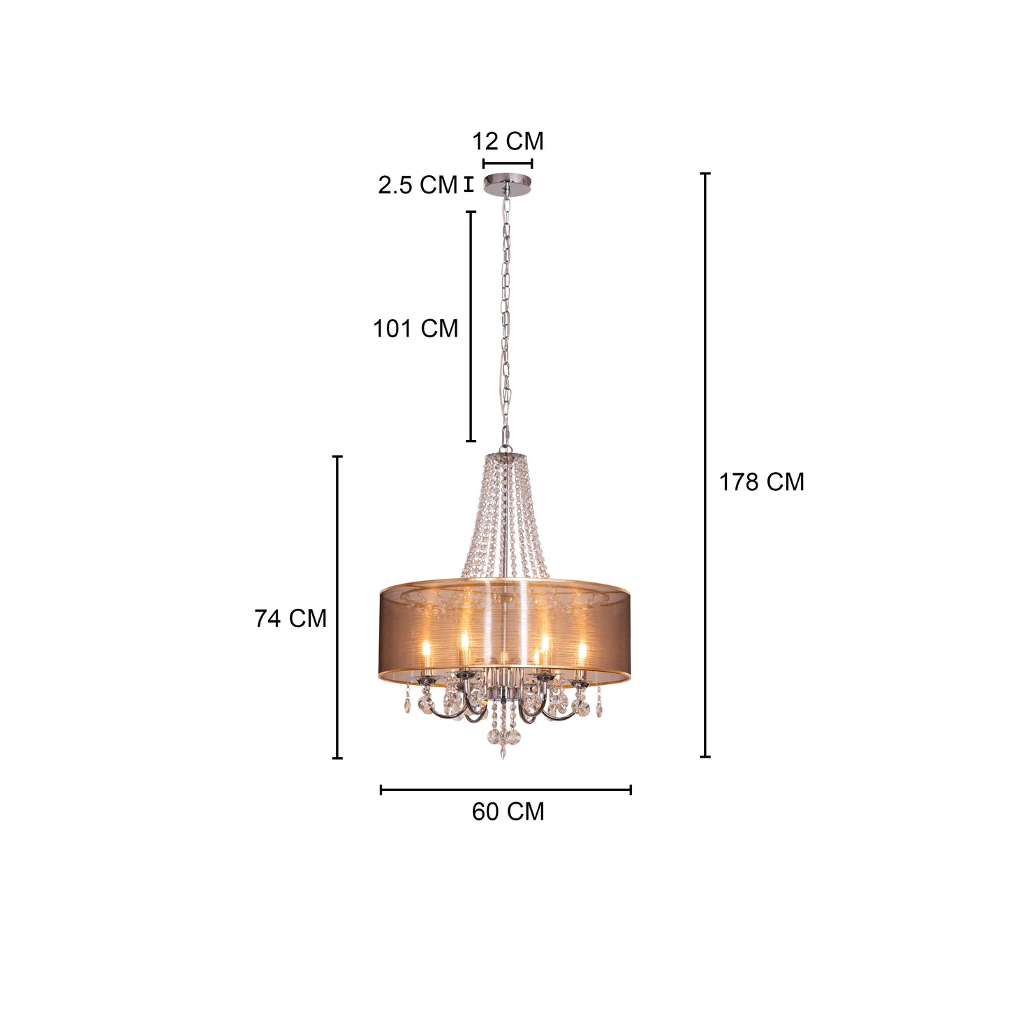 So In Love Crystal Chandelier