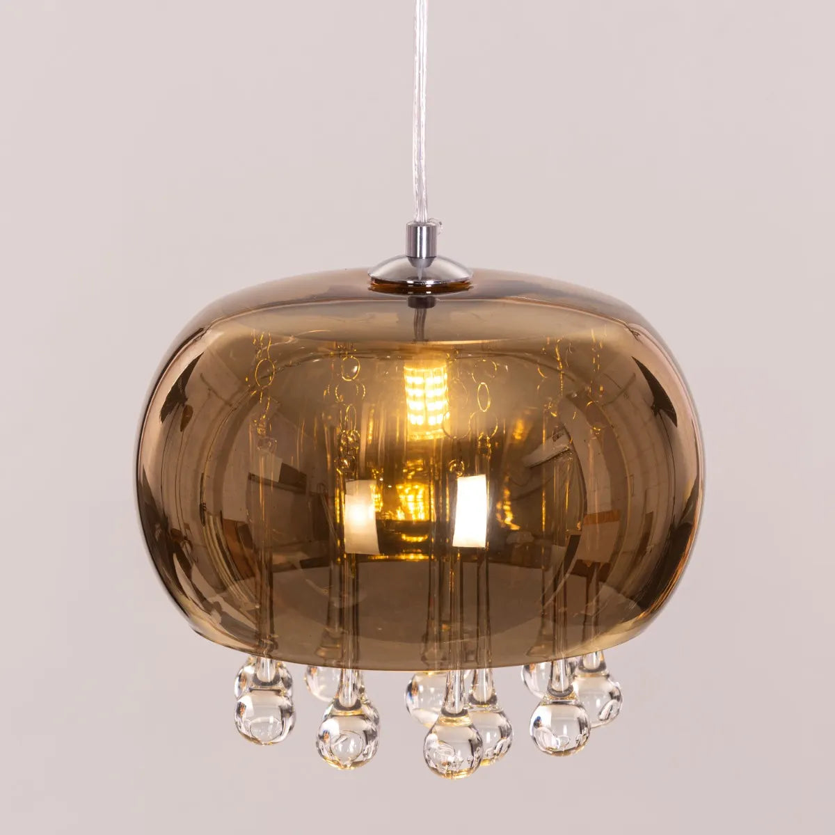 Enchanted Gold Crystal Chandelier