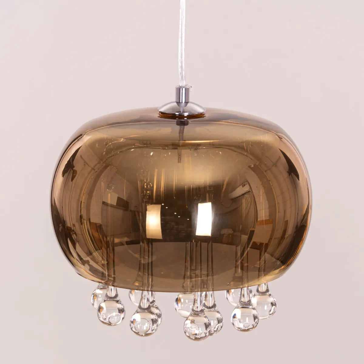 Enchanted Gold Crystal Chandelier