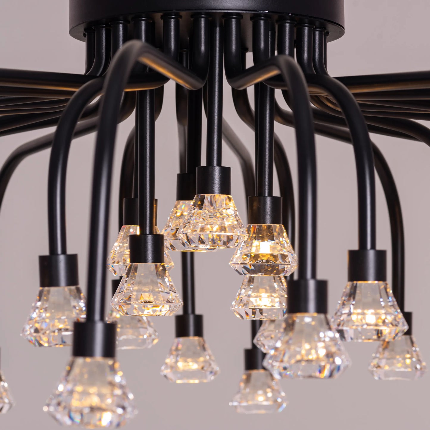Queen Of Chaos (Black) Built-In LED Chandelier