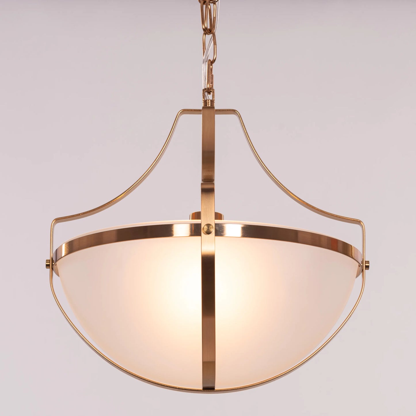 Lighten The Mood Frosted Glass Pendant Light
