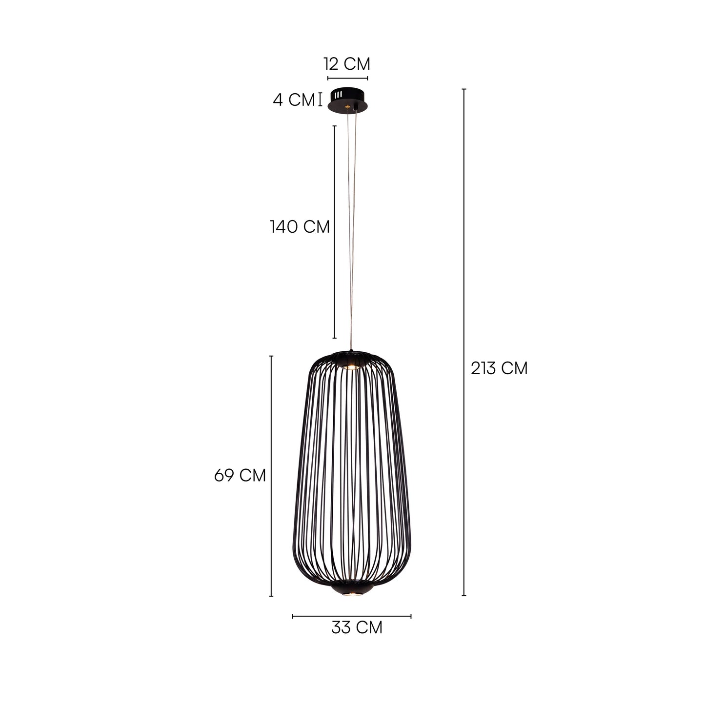 Playback 3 Color LED Pendant Light