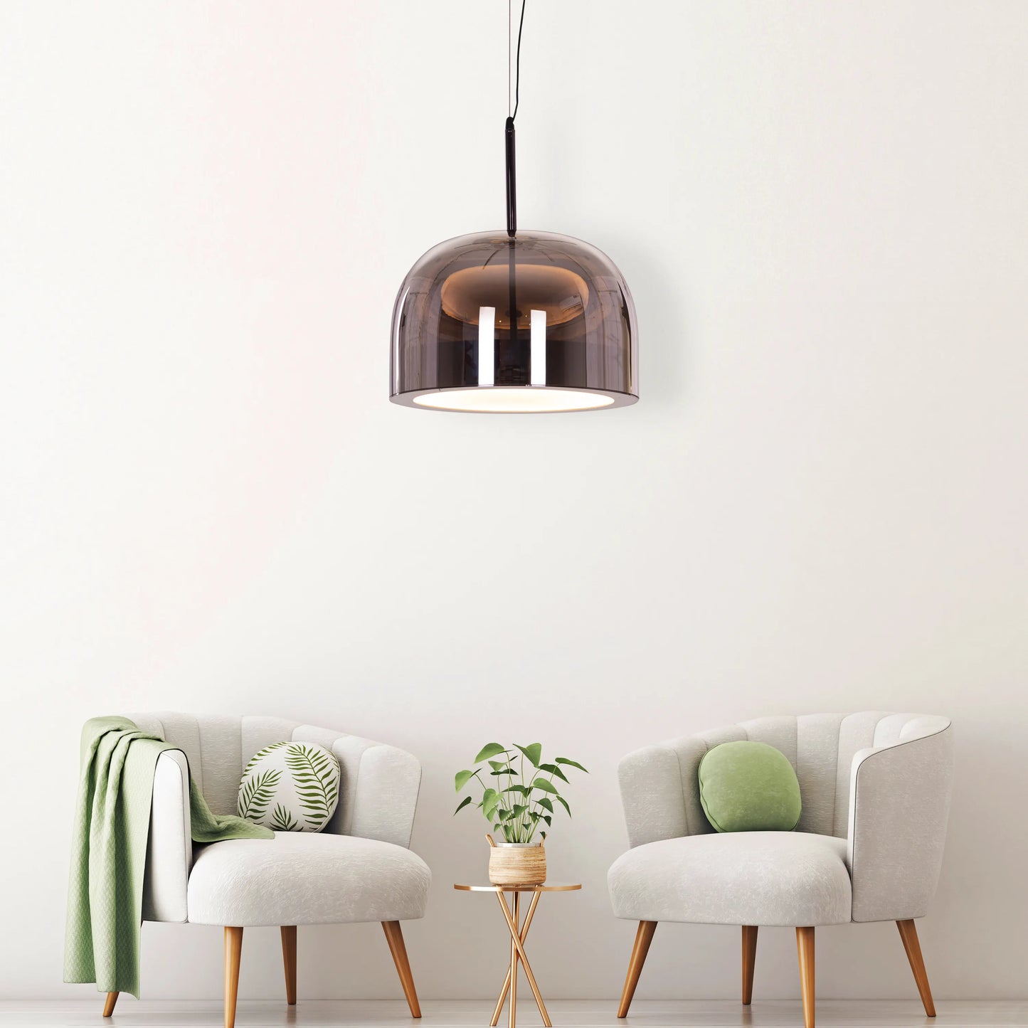 More Than Ever (Black, Smokey Grey) Built-In LED Pendant Light