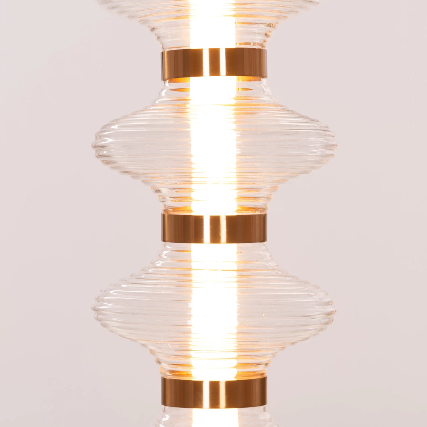 Stylish Love Poem Gold Pendant Light with Textured Glass and Adjustable 3 Color Dimmable LED for Custom Lighting