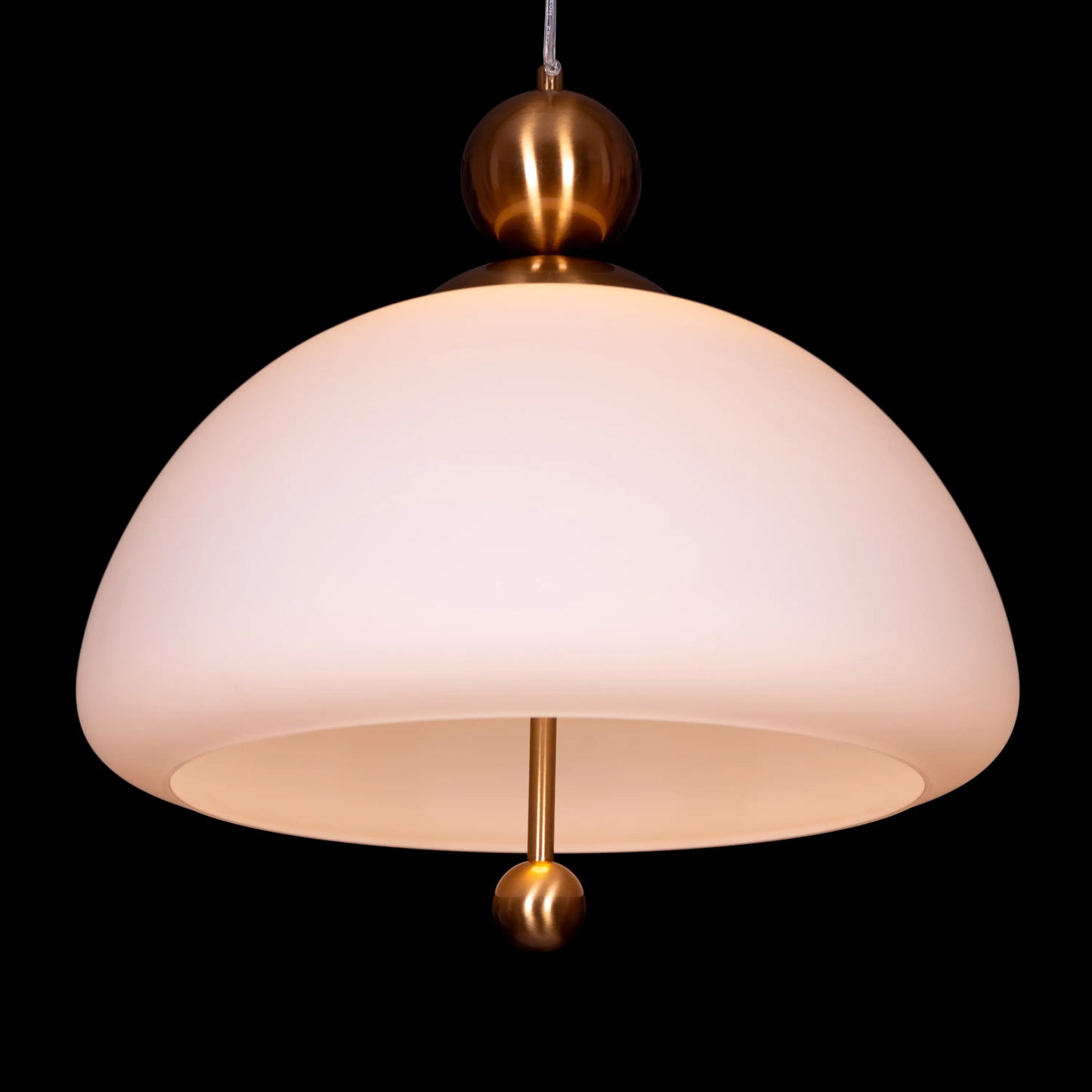 Lots To Hide (Gold) Built-In LED Frosted Glass Pendant Light