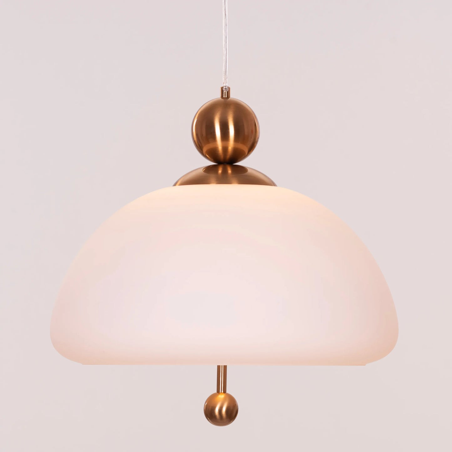 Lots To Hide (Gold) Built-In LED Frosted Glass Pendant Light