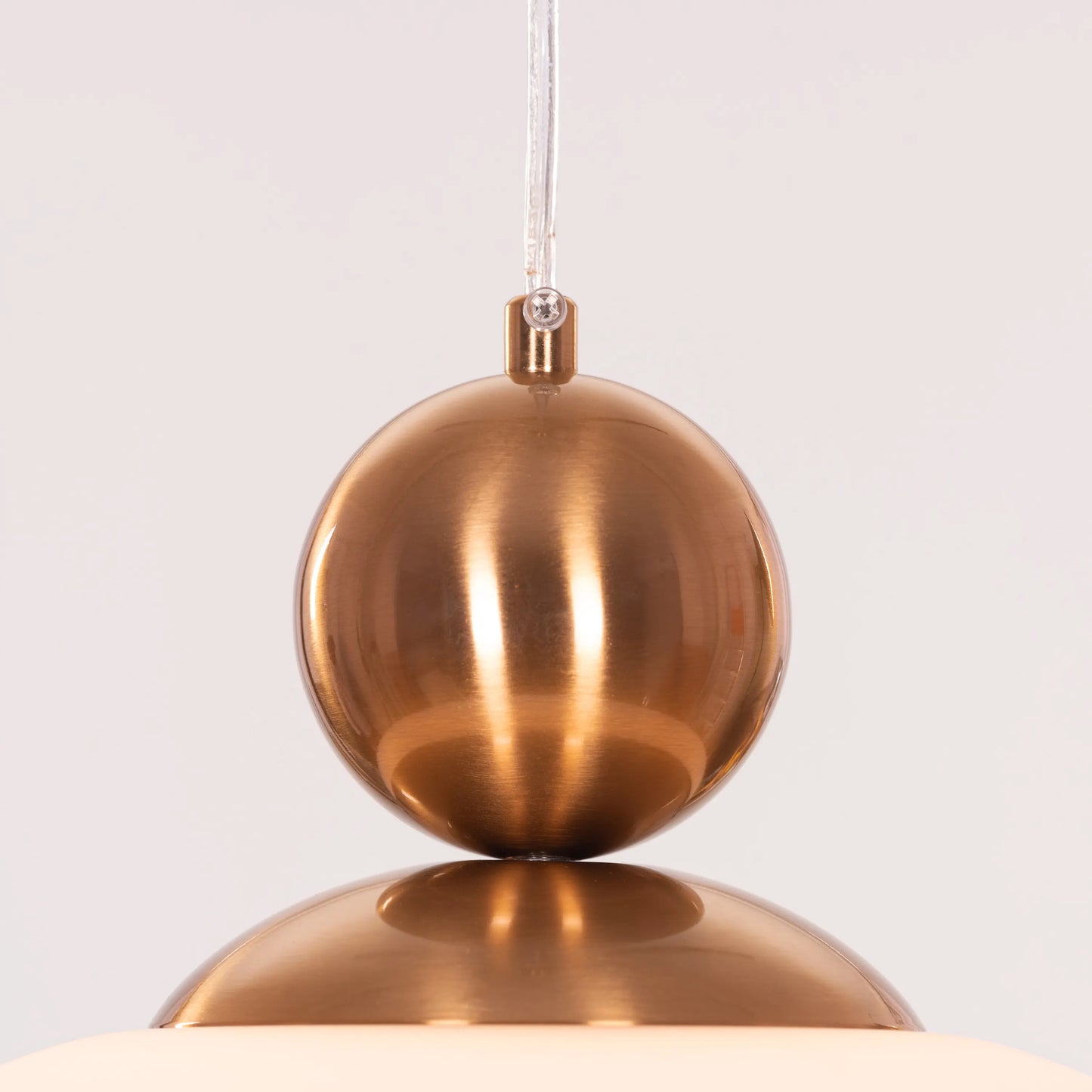 Lots To Hide (Gold) Built-In LED Frosted Glass Pendant Light