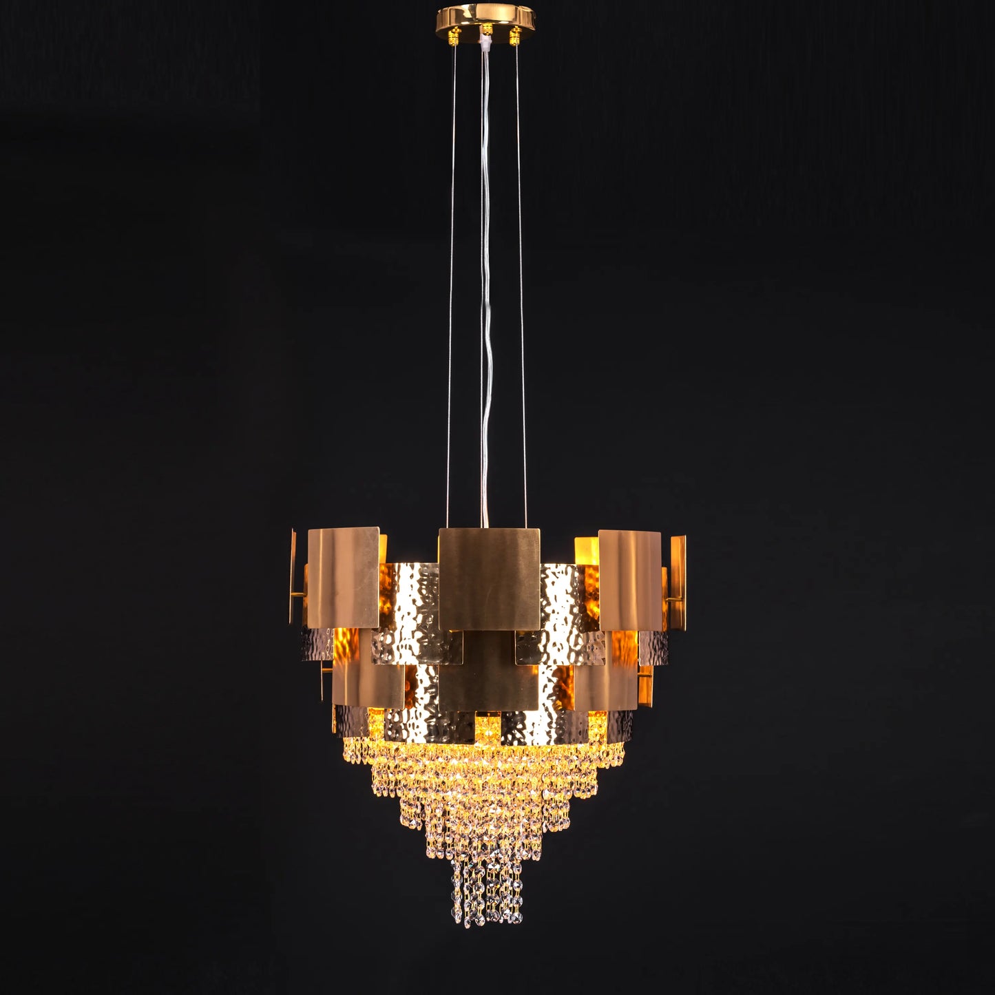Keys To The Kingdom Grand Crystal Chandelier with intricate design